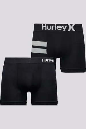 Hurley Kit de 2 Cuecas Boxer Preta