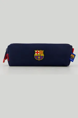 Xeryus Infantil - Estojo Barcelona Esportivo Simples Marinho e Vermelho