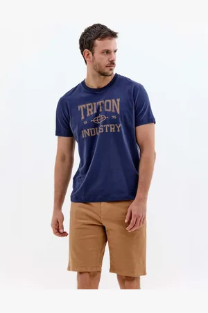 Triton Camiseta Estampada Manga Curta Olympic