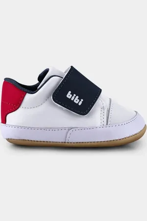 Calçados Bibi Infantil - Tênis Bibi Afeto Joy II Branco e Azul com Tira 1212079 14/15
