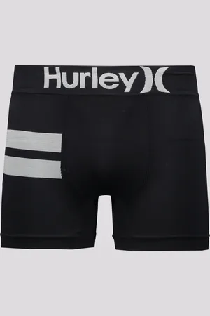 Hurley Cueca Boxer Seamless Preta