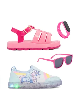 Funfy Infantil - Combo Tenis Casual Papete Oculos Relogio Menina