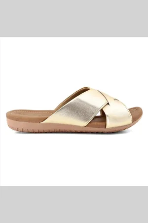 USAFLEX Chinelo Feminino Slide Salto Plataforma R1853
