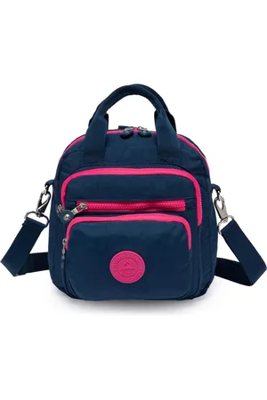 Spector Infantil - Mochila Bolsa Femininina Juvenil Casual Escolar Azul Escuro Espaçosa
