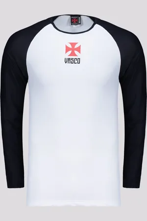 Braziline Camisa Vasco Plaga Manga Longa Branca