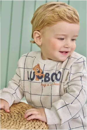 Luc.Boo Infantil - Conjunto de Blusão em Moletom Calça Jogger 81005 LucBoo