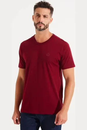 Forum Camiseta Essencial com Bordado Exclusivo Bordo
