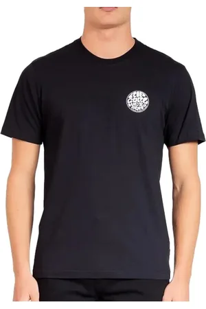 Rip Curl Camiseta Wettie Logo Big SM25 Masculina Black