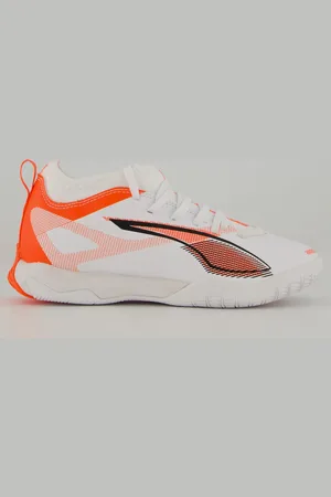 PUMA Chuteira Ultra 5 Match IT + Mid Futsal Juvenil Branca
