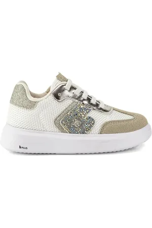 BIBI Infantil - Tênis Glam Brilhos Branco/Prata