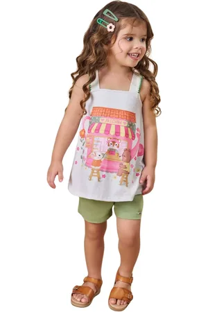 Kukiê Infantil - Conjunto Bata e Shorts 81788