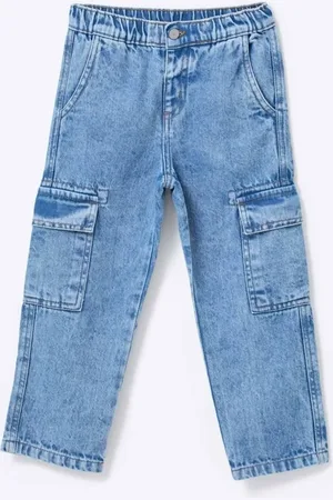 Hering Infantil - Calça Menino Jeans Cargo