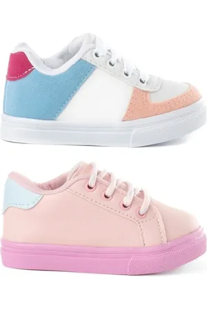 Funfy Infantil - Combo 2 Pares Tenis Feminino Escolar 3061A Menina