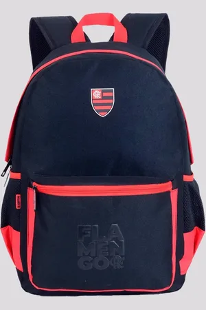 Xeryus Mochila Flamengo Esportiva Preta e Vermelha