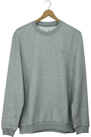 Calvin Klein Moletom Gola Careca Mescla Masculino
