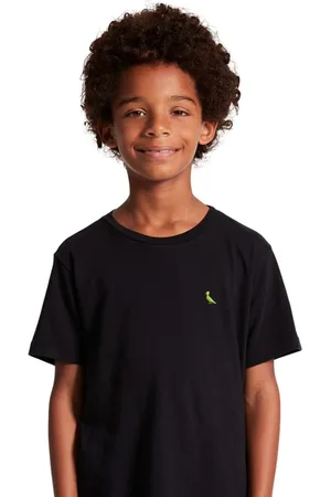 Reserva Infantil - Camiseta Pica Pau Bordado Neon Preto