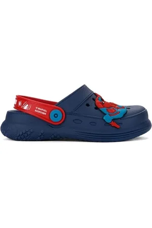 GRENDENE Infantil - Babuche Homem Aranha Azul Incolor