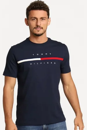 Tommy Hilfiger Camiseta Masculina Essential Flag Sash