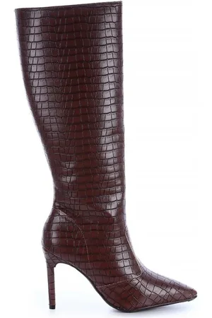 Damannu Shoes Bota Cano Alto Isis Croco