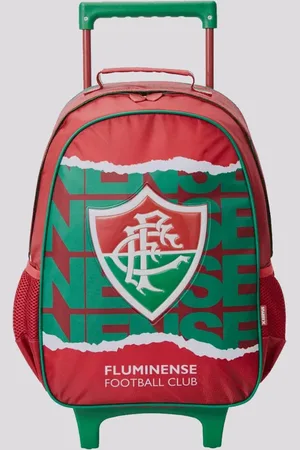 Xeryus Mochila Fluminense com Rodas Vinho e Verde