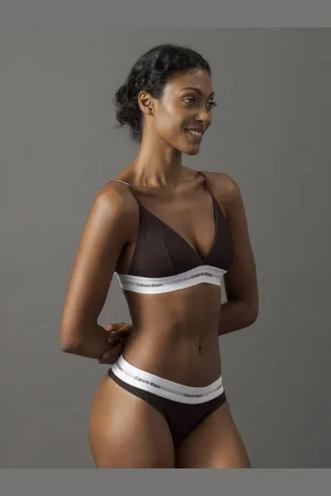 Calvin Klein Calcinha Fio Dental Modern Canelada Calvin Klein Underwear
