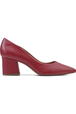 Salook Scarpin Marsala Salto Bloco Grosso