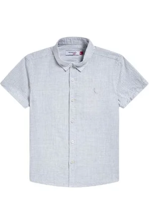 Reserva Infantil - Camisa Mc Xadrez Terra Off-white