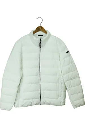 Calvin Klein Jaqueta Matelasse c/Ziper Branca Masculina