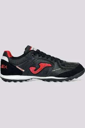 Joma Chuteira Top Flex Society Preta e Vermelha