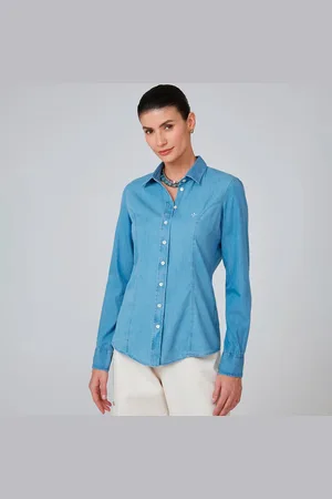 Dudalina Camisa Jeans Slim In25 Feminino