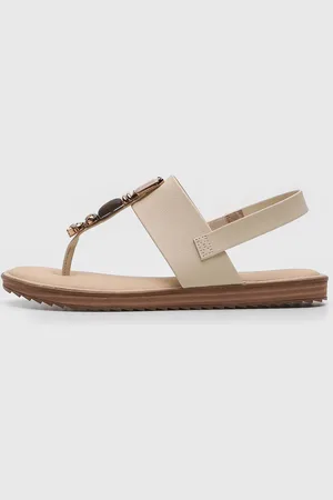 MODARE Sandália Aplicação Off-White
