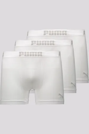 PUMA Kit 3 Cuecas Boxer Sem Costura