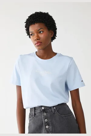 Tommy Hilfiger Camiseta Reta Script C-Nik