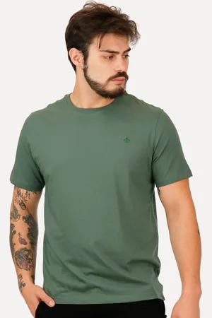Dudalina Camiseta Masculina Essentials Modal Logo Escuro