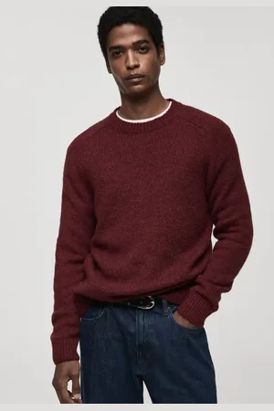 MANGO Suéter Tricot Malha Trançada
