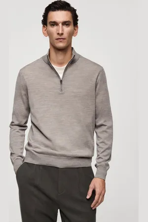 MANGO Suéter Tricot Com Zíper
