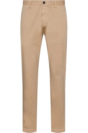 HUGO BOSS Calça Chino Slim Fit Em Gabardine De Algodão Stretch