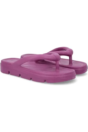 USAFLEX Chinelo Nuvem De Dedo Feminino Conforto Poofy Casual Violeta-013