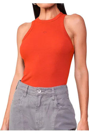 Colcci Regata Canelada Slim Pr25b Feminino