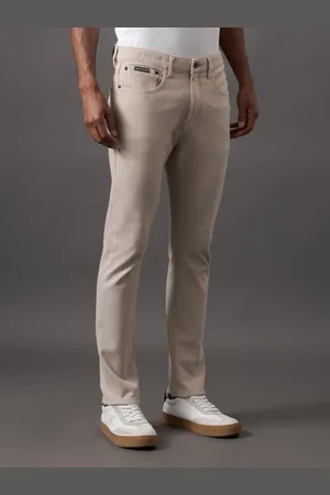 Calvin Klein Calça Masculina Slim 5 Pockets - Areia