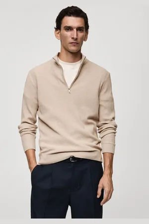 MANGO Suéter Tricot Com Zíper