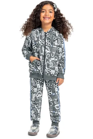 Bee Loop Infantil - Conjunto Jaqueta e Calça Moletom Sem Felpa