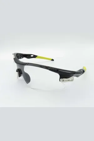 Prorider Óculos de Sol Esportivo Preto e Amarelo com Lente fumê - 9207