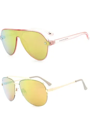 Prorider Kit 2 Óculos de Sol Trap Rosa translucido e dourado- KITTRAP18