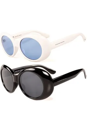 Prorider Promoção Kit 2 Óculos de Sol Femininos KRISTHEL BYANCO Clássico Branco e Petro - KITTITANIA4F