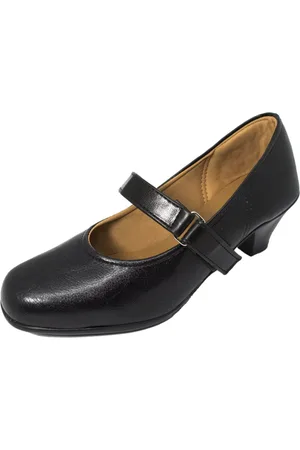 PariShoes Sapato Social Boneca Fechado Salto Baixo Confort