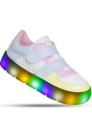 Lumie Infantil - Tênis Feminino Com Luz Led Luzinha Que Pisca Colorido