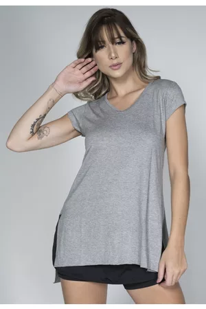 VEKYO Blusa Fitness Tapa Bumbum Longa Ju
