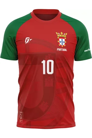 Over Fame Camiseta Filtro UV Portugal Copa Torcedor