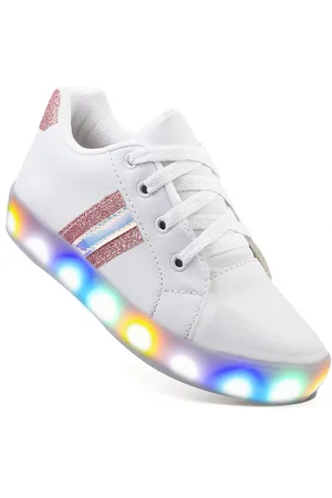 Venza Infantil - Tenis Feminino de Led Glitter Moda Bloguerinha Meninas